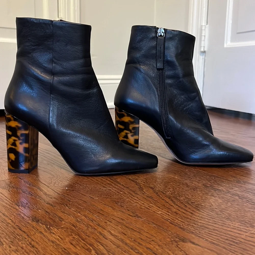 OFFICE MARBLE TORTOISE PRINT HEEL SIZE 40 - Picture 2 of 11